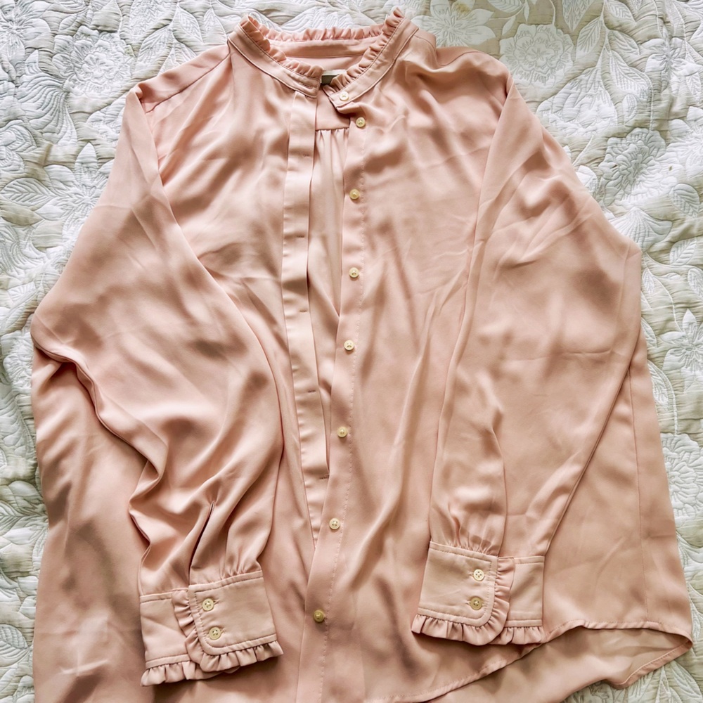 Loft button down top size XL